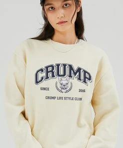 [CRUMP] Winter 21 French Bulldog Arch Logo Sweatshirt (CT0340-4)