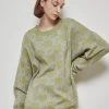 [LUV IS TRUE] Winter 21 CHECKERBOARD KNIT(GREEN) Best Sellers