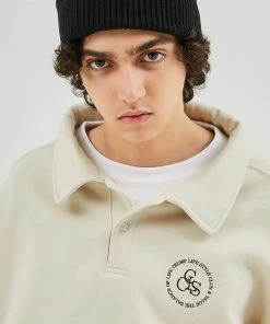 [CRUMP] FW 21 Classic Circle Logo Collar Sweatshirt (CT0335-2) Best Sellers