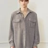 [LECYTO] Winter 21 SOMCK WOOL HAIR SHIRTS_[GRAY]