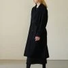 [STEP AROUND] FW 21 HANDMADE OVERSIZED BELT COAT_BLACK Best Sellers