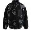 Best Sellers [OY] Winter 21 SKULL LOGO FLEECE JACKET-BLACK