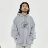 Best Sellers [HAVEOFFDUTY] FW 21 CAMPING CLUB HOODIE (GREY)