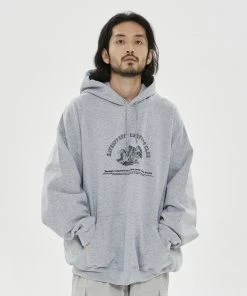 Best Sellers [HAVEOFFDUTY] FW 21 CAMPING CLUB HOODIE (GREY)