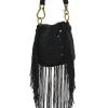 [LECYTO] Seasonless HANDMADE CROCHET FRINGE BAG_[BLACK] Best Sellers