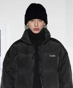 [FLARE] Seasonless FLARE Knit Beanie (FL-710) Black FLAREUP