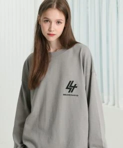 [SEARCH410] Winter 21 TYPICAL SYMBOL LONG SLEEVE_CHARCOAL