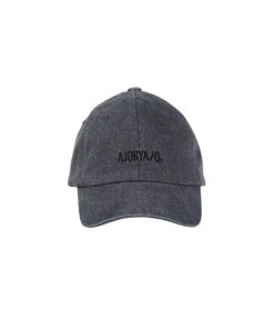 [AJO BY AJO] Seasonless Washed Denim Logo Cap [Grey]