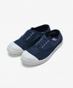 [BENSIMON] Seasonless TENNIS WOMAN LACET - NAVY