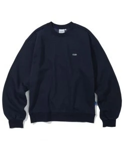 [CODEGRAPHY] Winter 21 CGP Basic Crew Neck_Navy Best Sellers