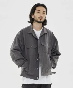 [HAVEOFFDUTY] FW 21 NPC TRUCKER JACKET(GREY)