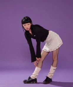 [PLASMASPHERE] FW 21 SWAY SKIRT(BEIGE)