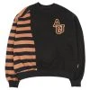 [AJO BY AJO] FW 21 Twofold Stripe Sweatshirt [Black]