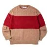 [KING ARCHIVES] FW 21 Mohair Jacquard Crewneck Knit (Brown/Red)