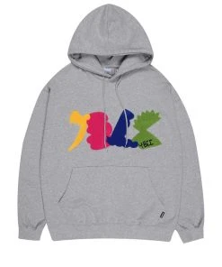 YOUTH BATH [YOUTHBATH] FW 21 YBCC OVER-FIT HOODIE_GRAY