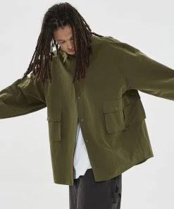 [HAVEOFFDUTY] FW 21 NPC MULTI POCKET SHIRTS(KHAKI) Best Sellers