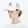 [BADINBAD] Seasonless FRANKLIN PORTRAIT MESH CAP_WHITE