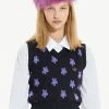 [CRANK] FW 21 FLOWER CROP VEST_BK