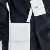 [SSY] Seasonless MINIMAL BAR SQUARE LEATHER BAG & CARDWALLET WHITE