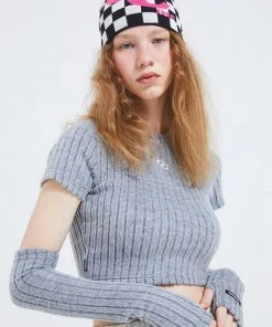 [CRANK] Winter 21 CROP WARMER SET_GY Best Sellers