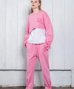 UNORMAL Best Sellers [UNUSUALNORMAL FW 21 POINT SWEAT PANTS _ PINK