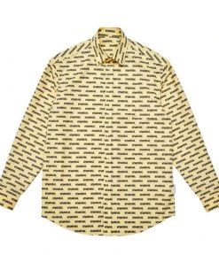 Best Sellers [HYUNDOBAE] Winter 21 Logo Shirt ( YELLOW )