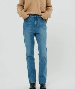 [BENSIMON] FW 21 STONE WASHING DENIM PANTS