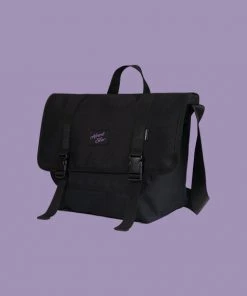 [ALMOSTBLUE] Seasonless SIGNATURE LOGO MESSENGER BAG Best Sellers