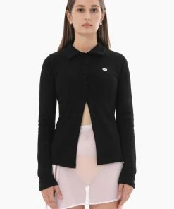 [NANA CREW] FW 21 BRANCH OFF TERRY CARDIGAN - BLACK Best Sellers