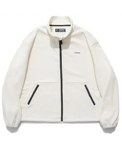 Best Sellers [C ROUTINE] FW 21 C-ROUTINE FLEECE JIP-UP JACKET-WHITE