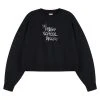 [HIGH SCHOOL DISCO] FW 21 Melting Butterfly Sweatshirt Black Best Sellers