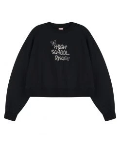 [HIGH SCHOOL DISCO] FW 21 Melting Butterfly Sweatshirt Black Best Sellers