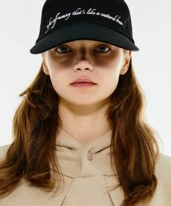 [ANOTHER YOUTH] Winter 21 Lettering Visor Ball Cap - Black Best Sellers
