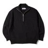 [KING ARCHIVES] FW 21 Cozy Soft Half-Zip Knit (Black)