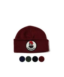 [GINGHAMBUS] Seasonless Vintage Wappen Mustar Sea Short Beanie(4color) Best Sellers
