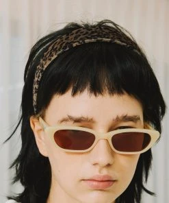 [13MONTH] Seasonless LEOPARD VELVET HEAD BAND (BROWN) Best Sellers