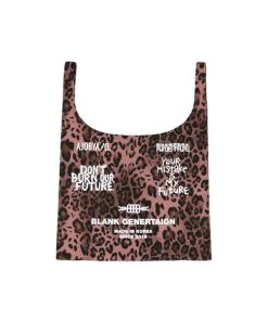 [AJO BY AJO] Seasonless Leopard Grocery Bag [Pink]