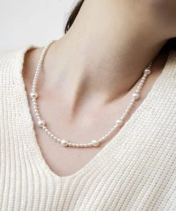 [LOMBRILLANT] Seasonless Bellsware Pearl Neckless
