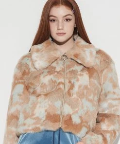 [LUV IS TRUE] Winter 21 MINT FUR JACKET(MINT) Best Sellers