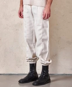 Best Sellers [DWSCOMPANY] Winter 21 Tweed Jogger Pants (ivory)