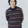 Best Sellers [AMES WORLDWIDE] Winter 21 MULTI STRIPE KNIT_NV