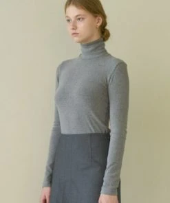 [STEP AROUND] FW 21 LINE STITCHES SLIM POLA_GREY