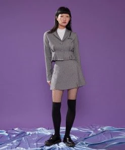 [PLASMASPHERE] FW 21 CREMA SKIRT(BLACK)