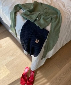 GLOWNG Best Sellers [GLOWNY] FW 21 SOL CARDIGAN - GREEN