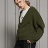 [LARTIGENT] FW 21 CROP CARDIGAN(KHAKI)