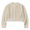 [ROCCI ROCCI] FW 21 Flower Button Net Cardigan [IVORY]