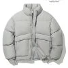 [CODEGRAPHY] Winter 21 Utility Fan-like Pufa Short Padded Coat_LightGray