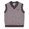YOUTH BATH Best Sellers [YOUTHBATH] FW 21 OVER-FIT V-NECK KNIT VEST_PINK