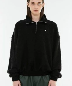 [ANOTHER YOUTH] Winter 21 Wool Zip-up Mtm - Black Best Sellers
