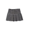 Best Sellers [ONMYOWN] FW 21 Black Checkboard Pleated Skirt